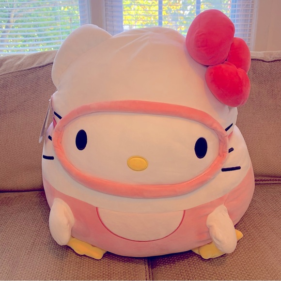 Squishmallows Other - JUMBO 24"  Squishmallows Scuba Gear Mask Hello Kitty Large Plush